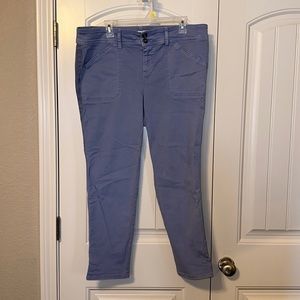 Torrid size 1, lavender military crop pants.